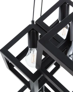 Candeeiro De Teto Preto Chrisola