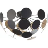 Candeeiro De Teto Preto E Dourado Para 3 Lampadas Maritsa