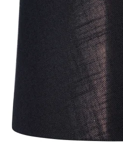 Candeeiro De Teto Preto E Dourado Kallar