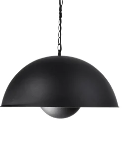 Candeeiro De Teto Preto E Dourado Thames Ii