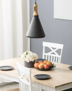 Candeeiro De Teto Preto E Dourado Mackenzie