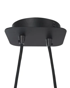 Candeeiro De Teto Preto E Cor De Cobre Fucino