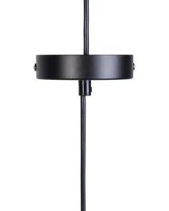 Candeeiro De Teto Preto E Cor De Cobre Parina