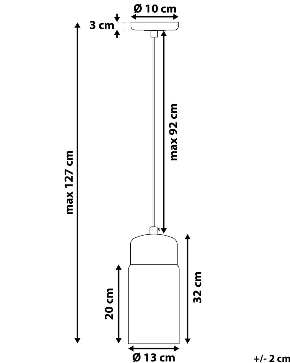 Candeeiro De Teto Preto Purus