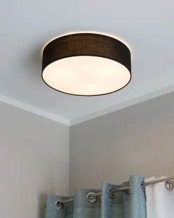 Candeeiro De Teto Preto Rena