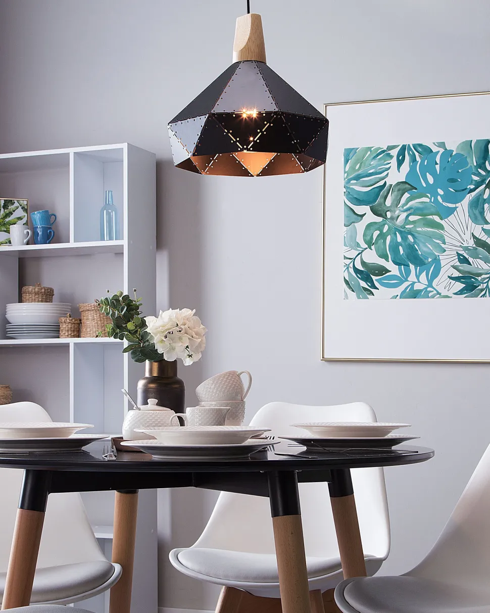 Candeeiro De Teto Preto Somme