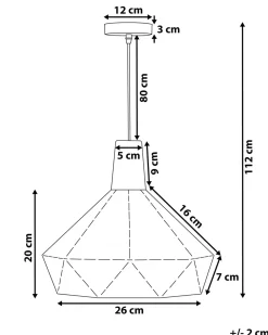 Candeeiro De Teto Preto Somme