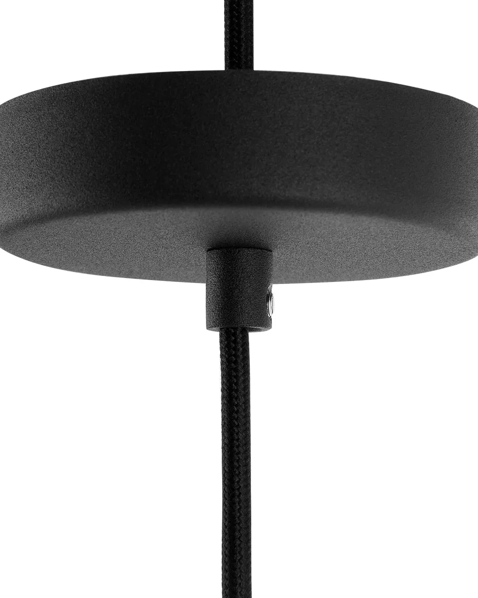 Candeeiro De Teto Preto Tordera