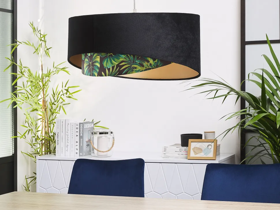 Candeeiro De Teto Preto Zeja