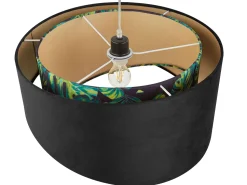 Candeeiro De Teto Preto Zeja