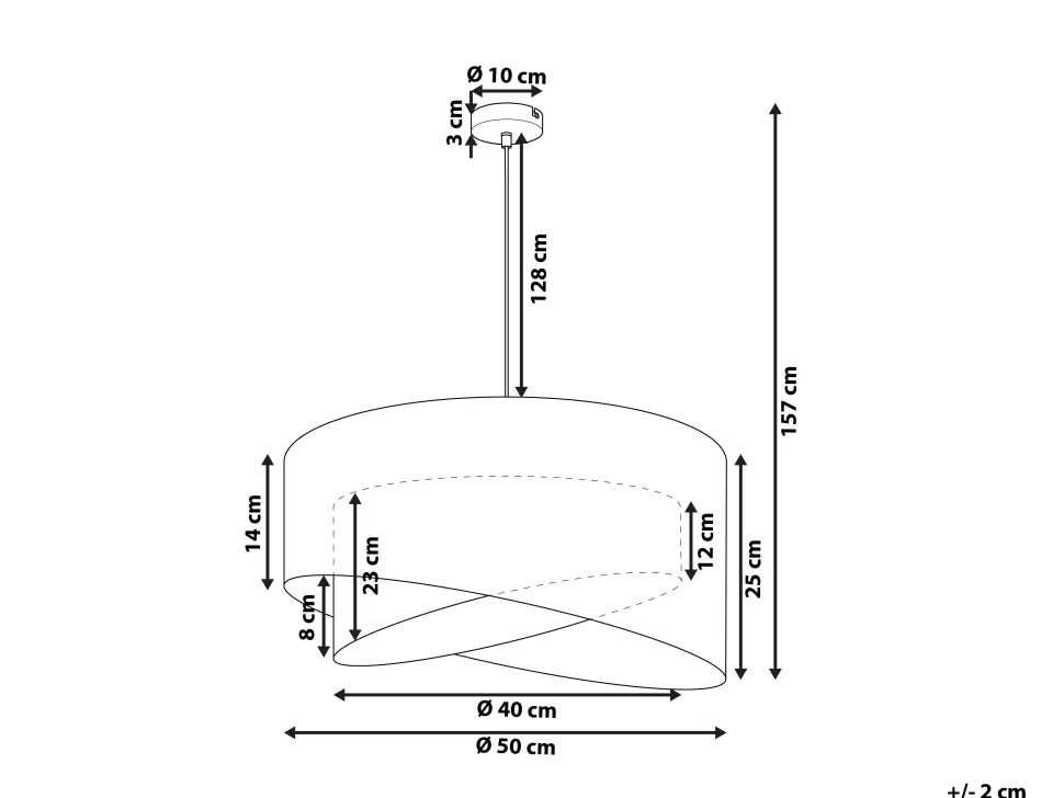 Candeeiro De Teto Preto Zeja