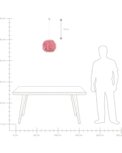 Candeeiro De Teto Rosa Drava