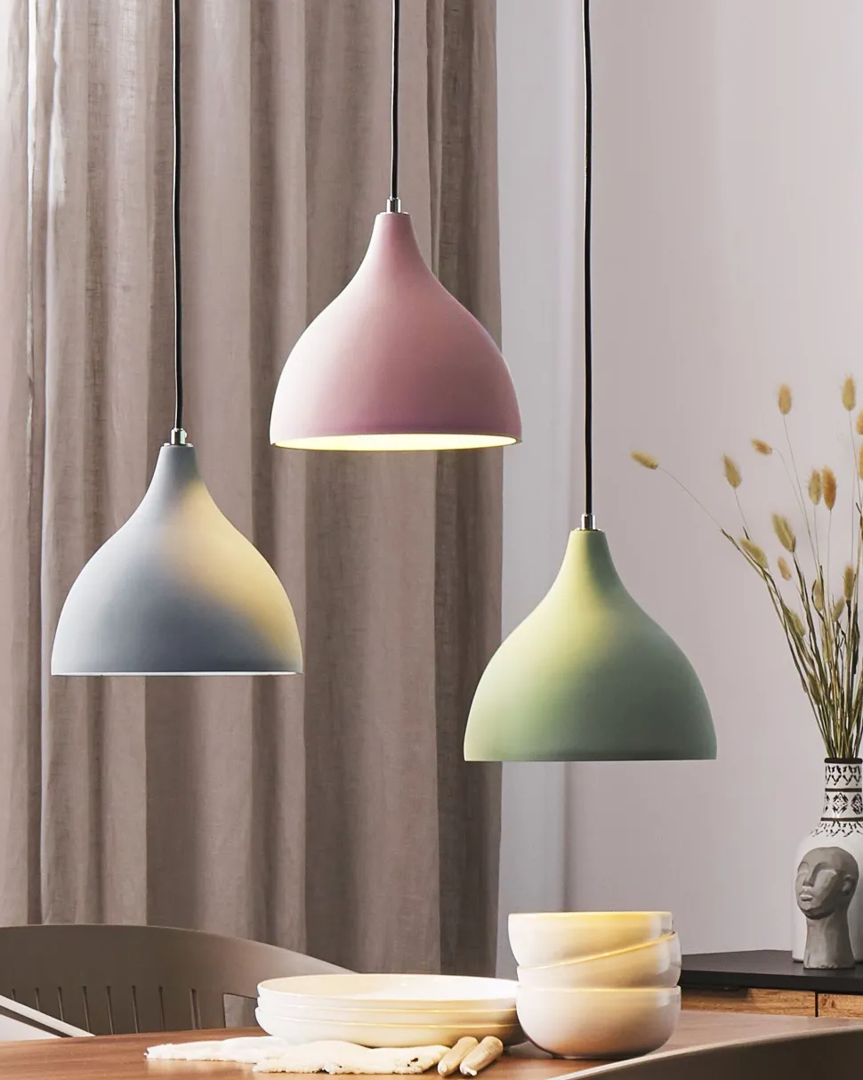 Candeeiro De Teto Rosa Lambro