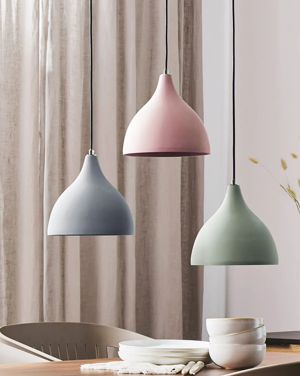 Candeeiro De Teto Rosa Lambro