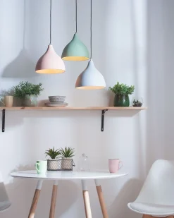 Candeeiro De Teto Rosa Lambro