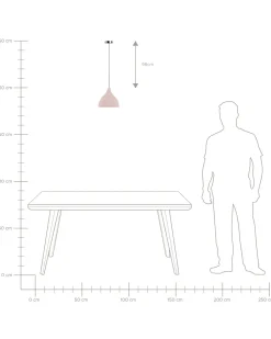 Candeeiro De Teto Rosa Lambro