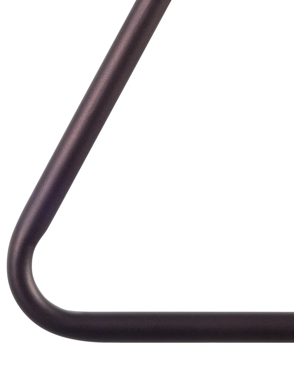 Candeeiro De Teto Triangular De Metal Castanho Juruena