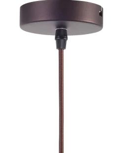 Candeeiro De Teto Triangular De Metal Castanho Juruena