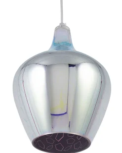 Candeeiro De Teto Vidro Fumado Multicolor Soana