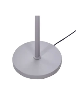 Candeeiro Led De Pe Em Metal Prateado 186 Cm Perseus