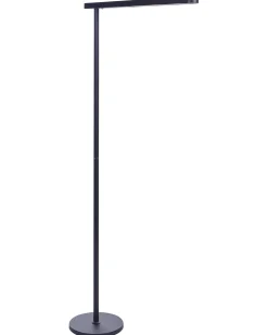 Candeeiro Led De Pe Em Metal Preto 186 Cm Perseus