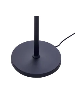 Candeeiro Led De Pe Em Metal Preto 186 Cm Perseus