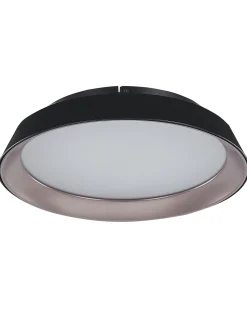 Candeeiro Led Em Metal Preto Bilin