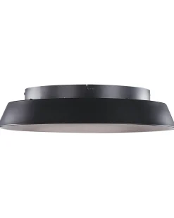 Candeeiro Led Em Metal Preto Bilin