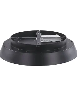 Candeeiro Led Em Metal Preto Bilin
