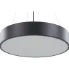 Candeeiro Led Em Metal Preto Balili