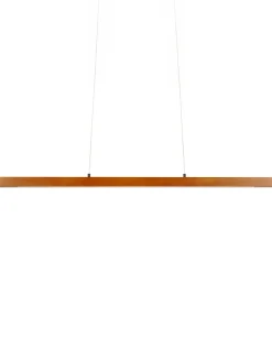 Candeeiro Suspenso Led Com Escurecimento Em Madeira Escura Stewarts