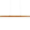 Candeeiro Suspenso Led Em Madeira Escura Stewarts