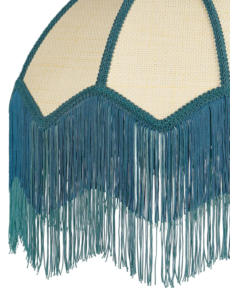 Candeeiro Suspenso Natural E Azul Milagro