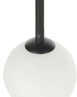 Candeeiro Suspenso Para 3 Lampadas Led Em Metal Preto Shannon