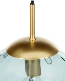 Candeeiro Suspenso Para 3 Lampadas Em Vidro Multicolor Kangaroo