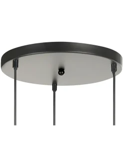 Candeeiro Suspenso Para 3 Lampadas Em Vidro Multicolor Kangaroo