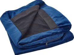 Capa De Poltrona De Veludo Azul Bernes