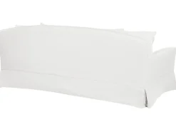 Capa De Sofa 3 Lugares Branca Gilja