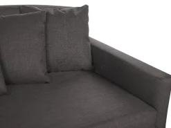 Capa De Sofa 3 Lugares Cinzento Escuro Gilja