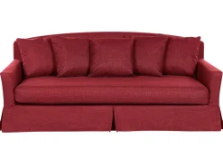 Capa De Sofa 3 Lugares Vermelha Gilja
