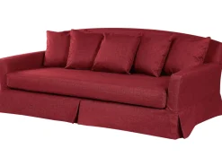 Capa De Sofa 3 Lugares Vermelha Gilja