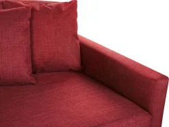 Capa De Sofa 3 Lugares Vermelha Gilja