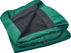 Capa Para Sofa De 3 Lugares De Veludo Verde Bernes