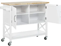 Carrinho De Cozinha Branco Mele