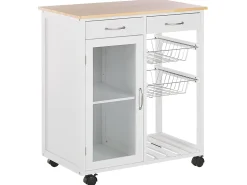 Carrinho De Cozinha Branco Boves