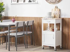 Carrinho De Cozinha Branco Siena