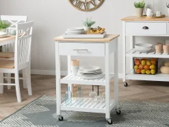 Carrinho De Cozinha Branco Hiuma