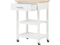 Carrinho De Cozinha Branco Hiuma