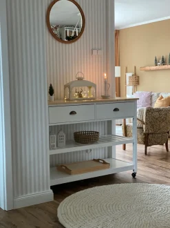 Carrinho De Cozinha Branco Navarino