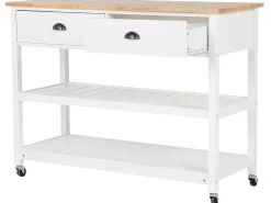 Carrinho De Cozinha Branco Navarino